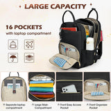 Laptop Backpack for Women 15.6 Inch Waterproof Travel Backpack with USB Port Fashion Work Business Computer Backpack Purse Large Teacher Nurse Bags Casual Daypacks for Travel College Business