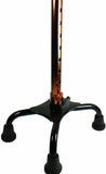 NUBILY Quad Cane Small Base Utmost for 300lbs Metal Frame Walking Canes Durable and Sturdy