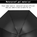 NUBILY Travel Compact Umbrella For Rain Compact Folding Umbrella For Men Women Teenage Black