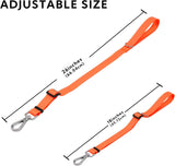 NUBILY Adjustable Short Dog Leash 18'' to 26'' Traffic Leash Waterproof Dog Leash for Training