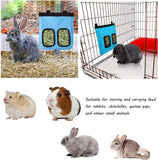 NUBILY Pet Hay Feeding Bag Hanging Feed Bag for Rabbit, Chinchilla, Guinea Pig