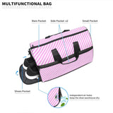 NUBILY Yoga Exercise Bag Weekender Bags for Women Men Waterproof Foldable Bag for Swim Sports Gym