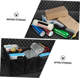 Box collapsible trunk organizer trunk organizer for groceries suv trunk