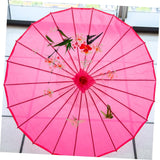 NUBILY Handmade Oiled Paper Umbrella Frames Diy Oil Paper Umbrella Parasols Wooden Frame