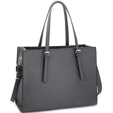 Women's 15.6in waterproof lightweight leather computer tote