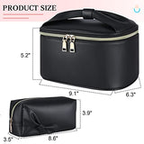 Bow tie waterproof portable makeup bag 2&1