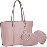 Handbag Handbag HANDBAG PU Leather shoulder bag buy 1 get 3