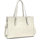 Women's 15.6in waterproof lightweight leather computer tote