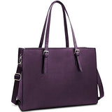 Women's 15.6in waterproof lightweight leather computer tote