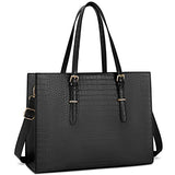 Women's 15.6 inch leather Classic Laptop bag tote