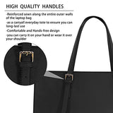 Women's 15.6in waterproof lightweight leather computer tote