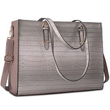 Women's 15.6 inch leather Classic Laptop bag tote