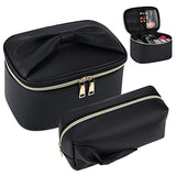 Bow tie waterproof portable makeup bag 2&1