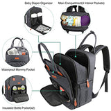 NUBILY Multifunctional diaper waterproof backpack lightweight maternity neutral baby bag Mom dad travel