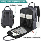 NUBILY Multifunctional diaper waterproof backpack lightweight maternity neutral baby bag Mom dad travel