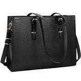 Women's 15.6 inch leather Classic Laptop bag tote