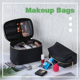 Bow tie waterproof portable makeup bag 2&1