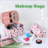 Bow tie waterproof portable makeup bag 2&1